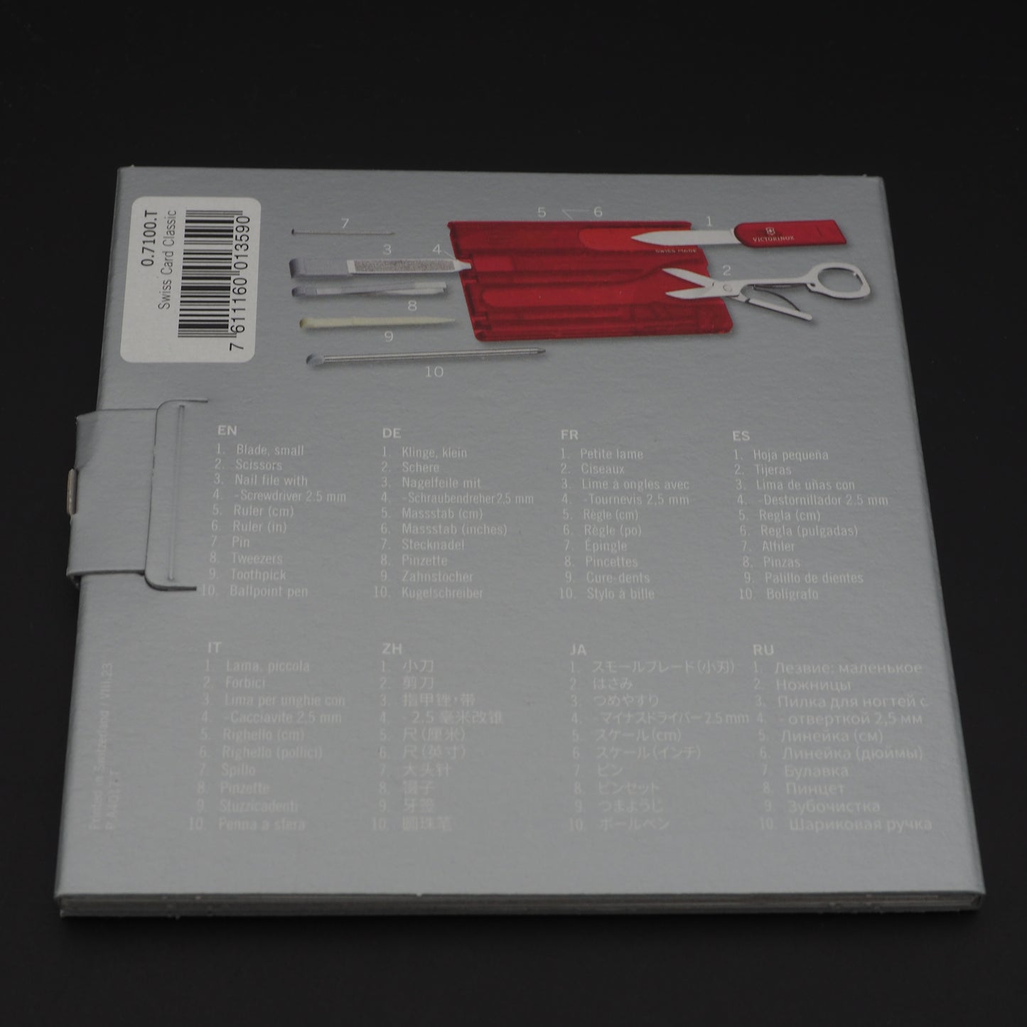 Pre-Order / Vorbestellung Victorinox SwissCard VF 2025 0.7100.TR2 red (NEW)