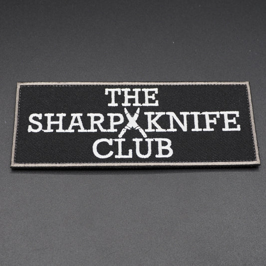 The Sharp Knife Club Patch Black