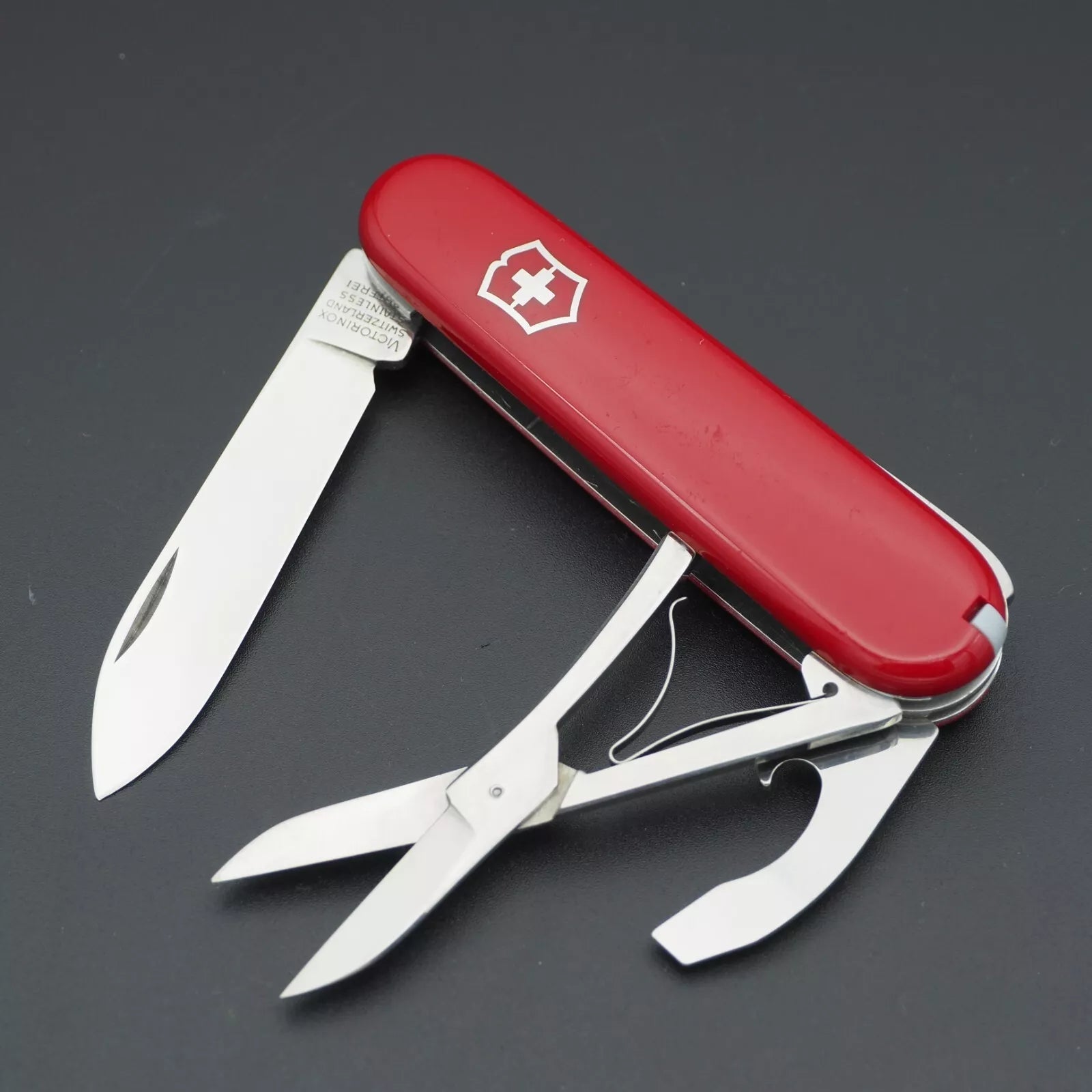 Victorinox Swiss Sportsman Knife Black Red Victorinox Knife The Sharp Knife Club