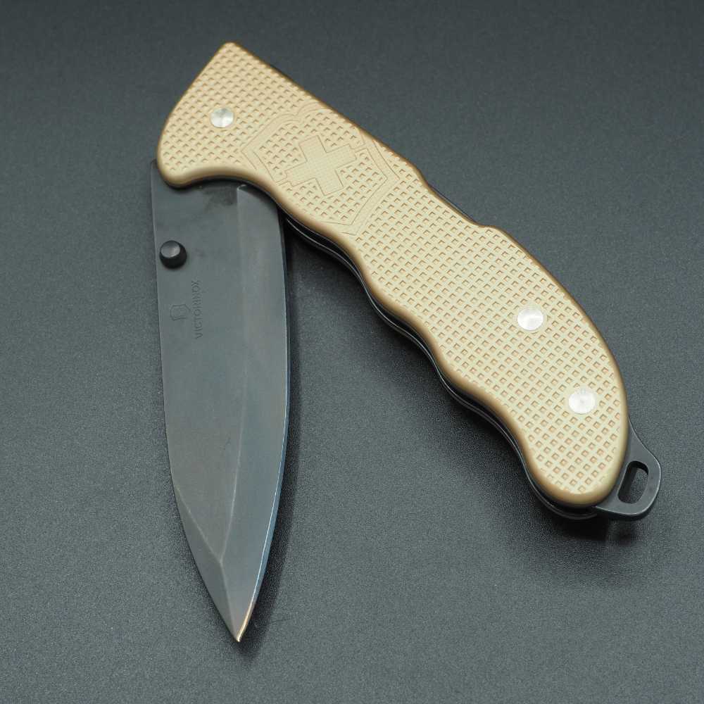 Victorinox Evoke Alox Hunter Pro BS Beige – The Sharp Knife Club