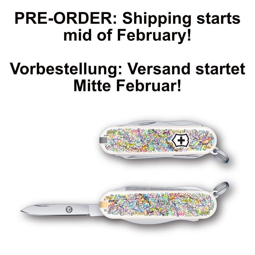 VORBESTELLUNG Victorinox „10 Jahre Victorinox Freunde“ Rambler The Sharp Knife Club Edition