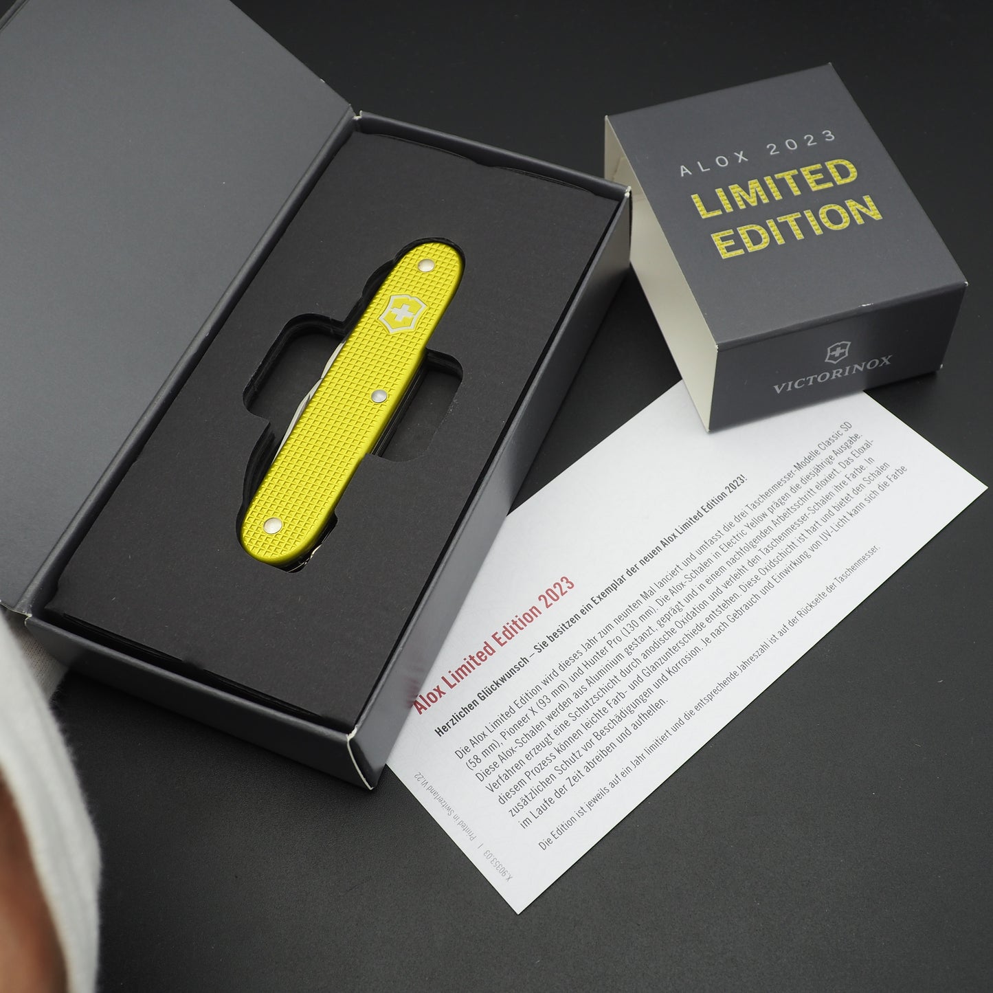 Victorinox Alox Limited Edition 2023 Pioneer X 93mm Electric Yellow