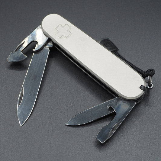 Victorinox Spartan Onyx Black + Daily Customs Scales + Clip NEW 91mm Swiss Army Knife
