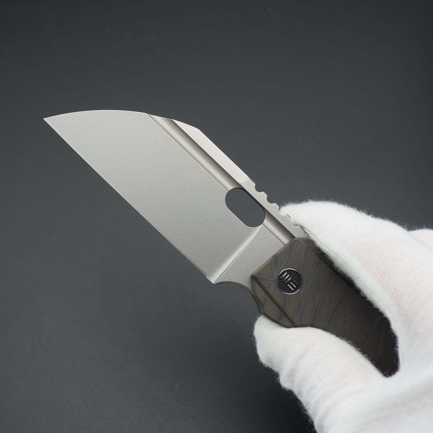 WE Knife Roxi 3 Titanium Tiger Stripe Flame