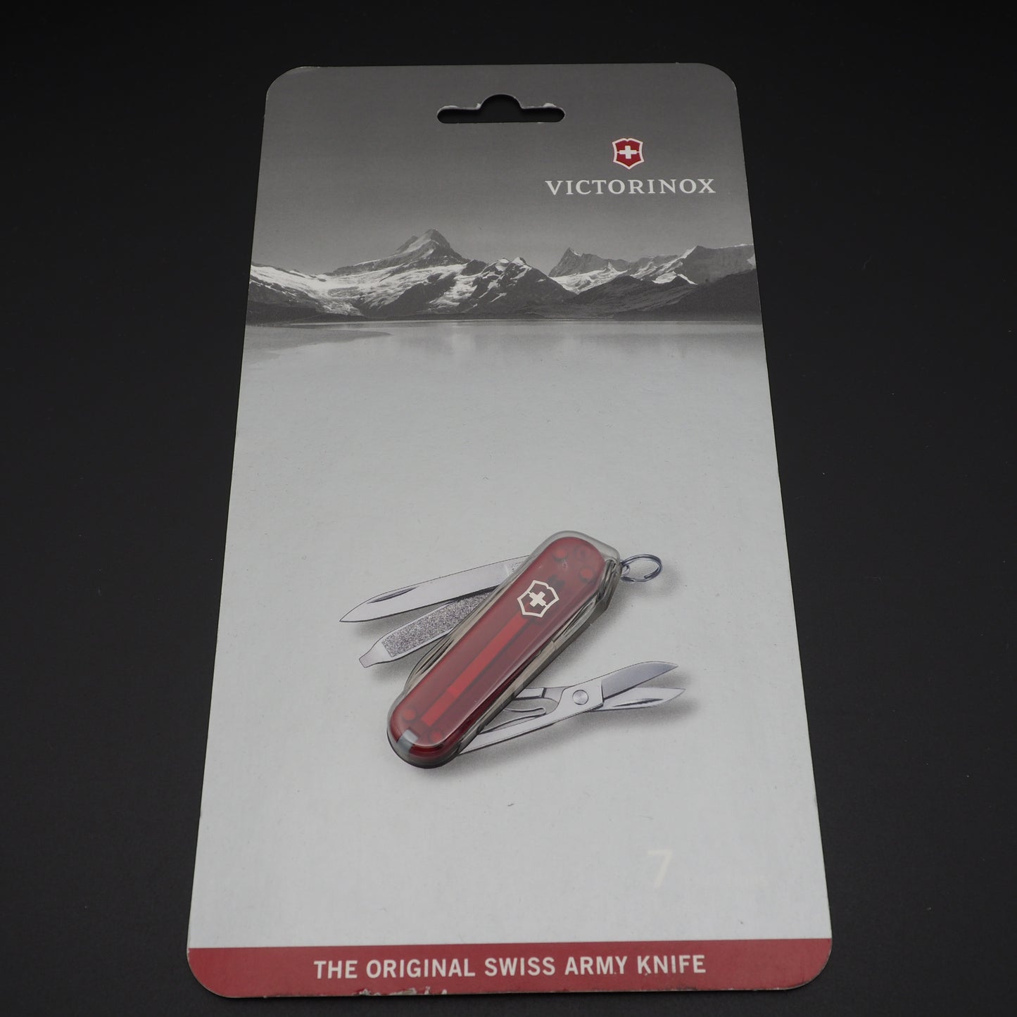 Victorinox Classic Red Transparent Blister