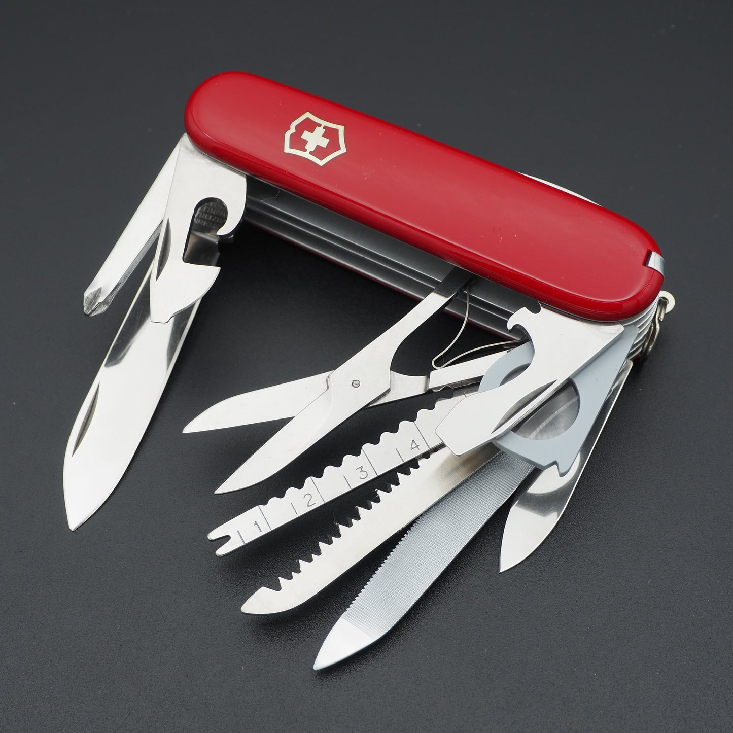 Victorinox Champion seltenes Schweizer Taschenmesser NEU AUS ALTEM LAGER mit Aluminiumpinzette