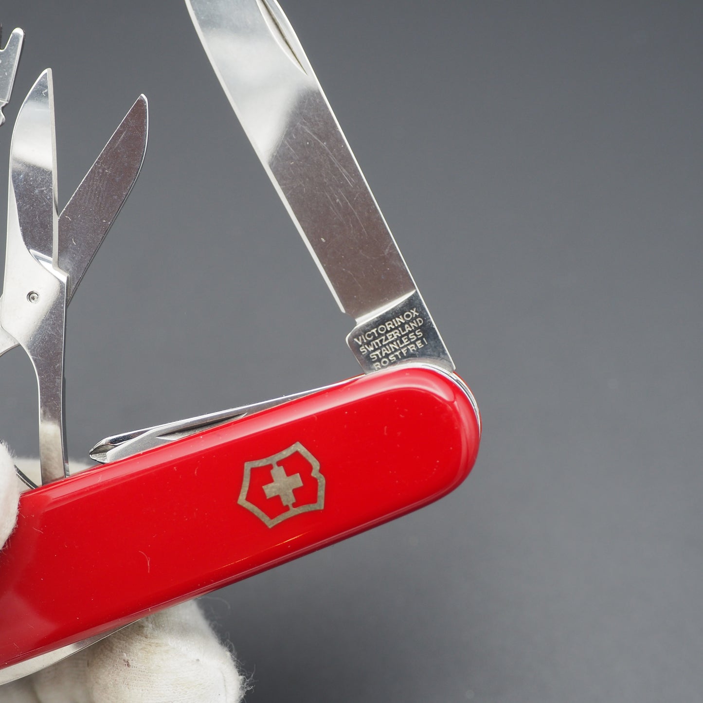 Victorinox Champion seltenes Schweizer Taschenmesser NEU AUS ALTEM LAGER mit Aluminiumpinzette