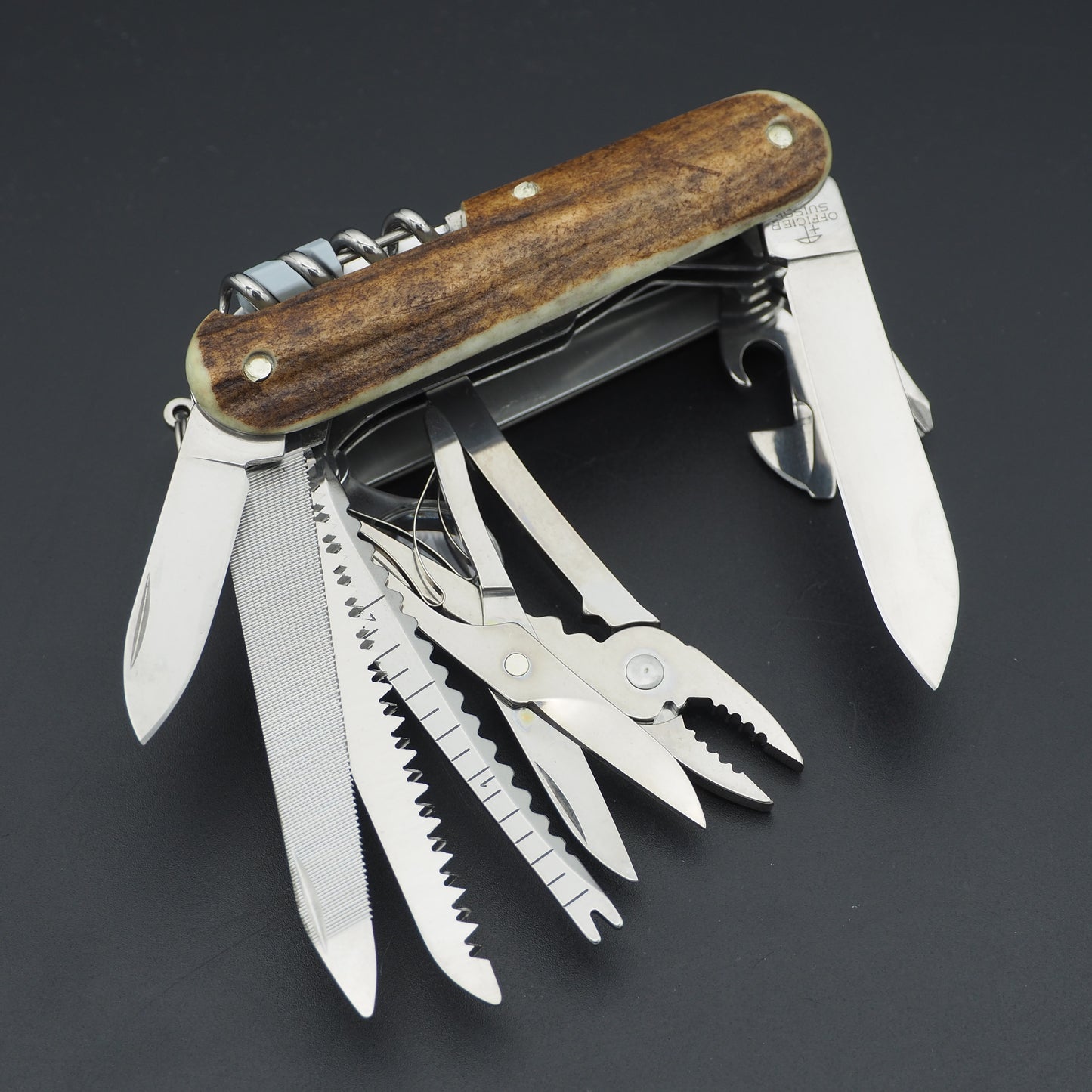 Victorinox Swisschamp Staghorn 1.6791.66  (NEW)