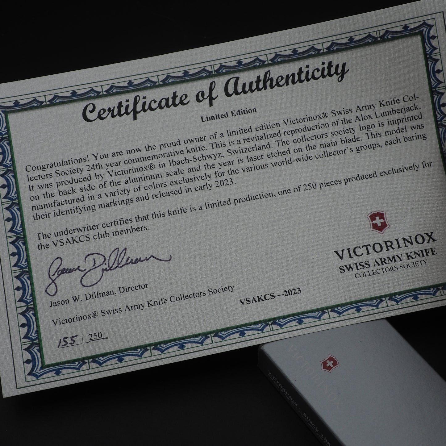 Victorinox Alox VSAKCS Lumberjack 2023 Green (NEW)