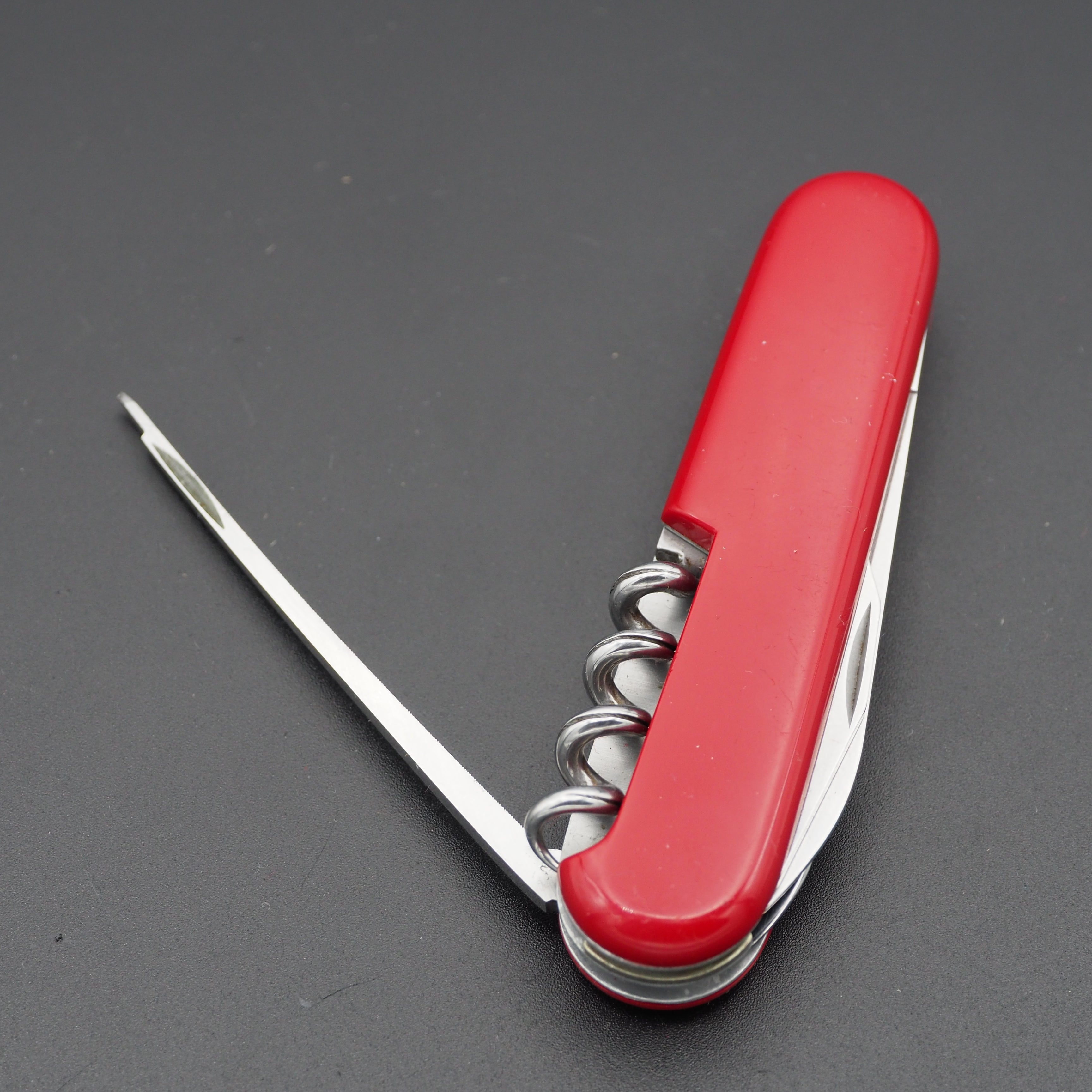 Victorinox Golfer long nail file 84mm USED with Ad Banzinger CH 9434 AU