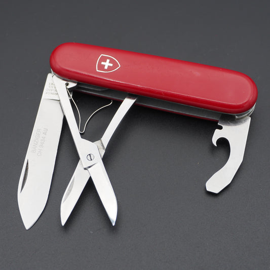 Victorinox Golfer lange Nagelfeile 84 mm GEBRAUCHT mit Anzeige: Bänzinger CH 9434 AU