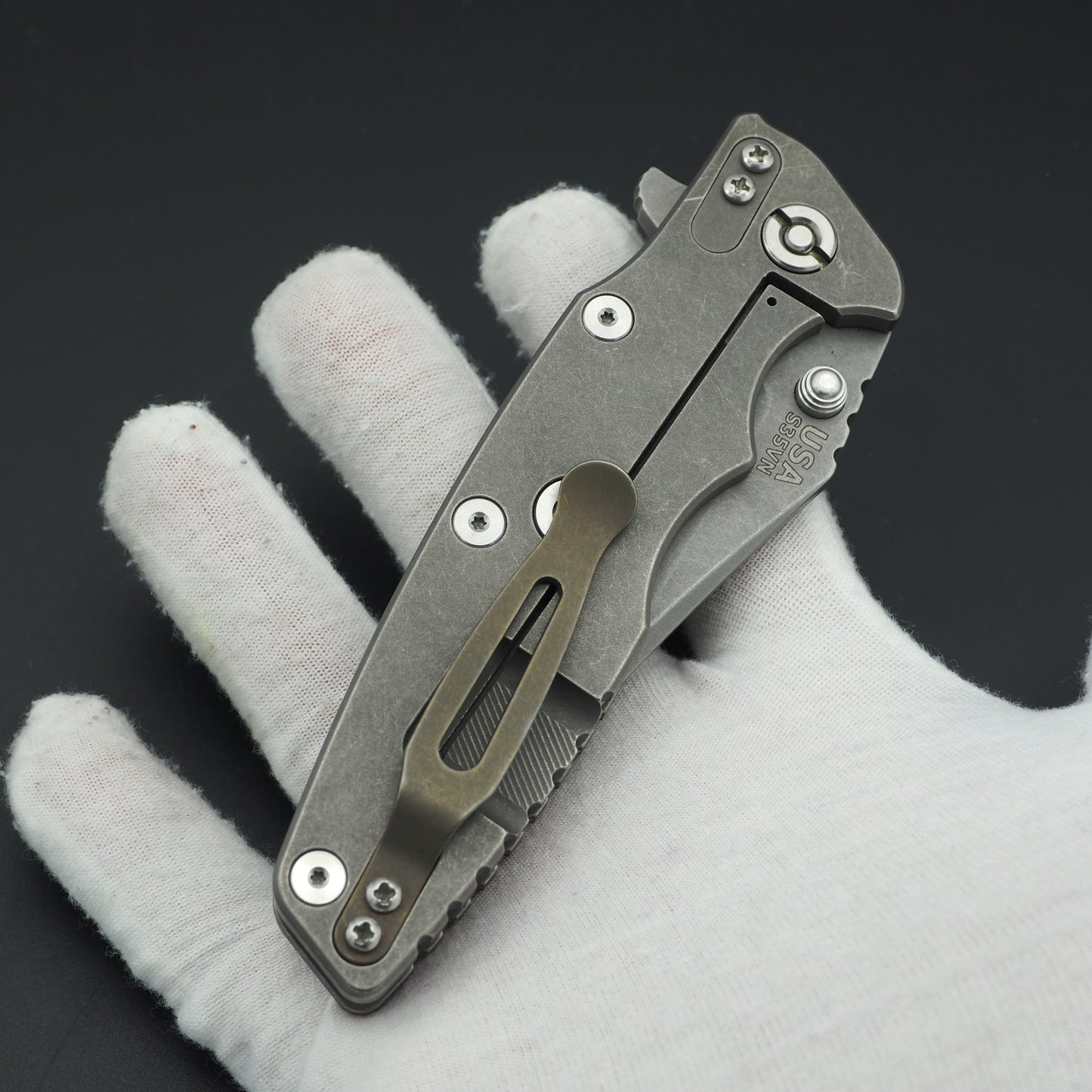 Hinderer	Eklipse 3.5" Long Bowie Micarta (USED)