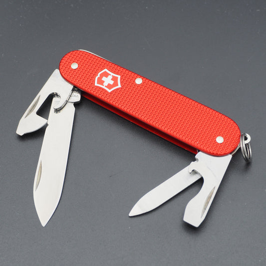 Victorinox Alox Limited Edition 2018 Cadet 84mm Berry Red Messer, neu mit beschädigter Box