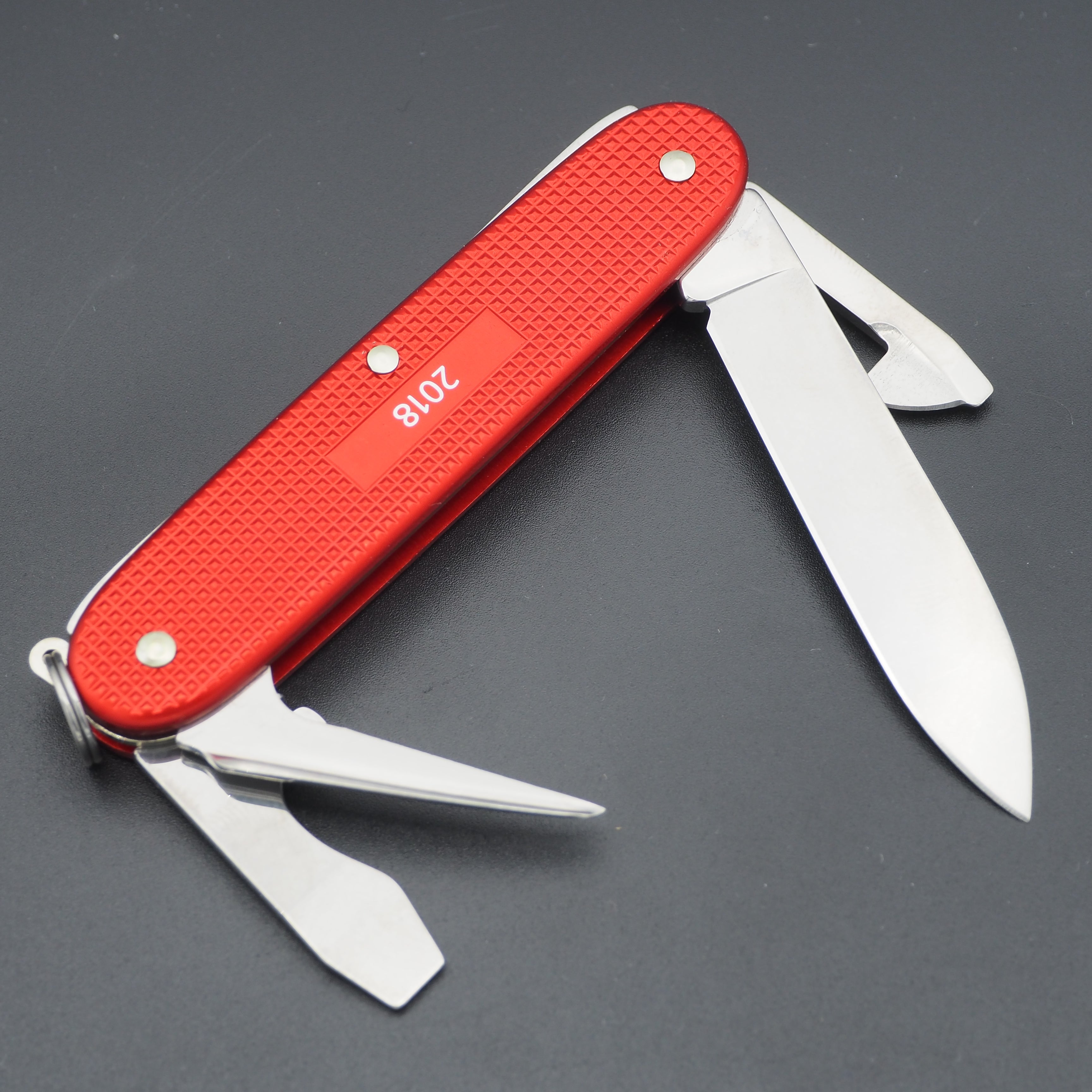 Victorinox Alox Limited Edition 2018 Pioneer 93mm Berry Red The Sharp Knife Club