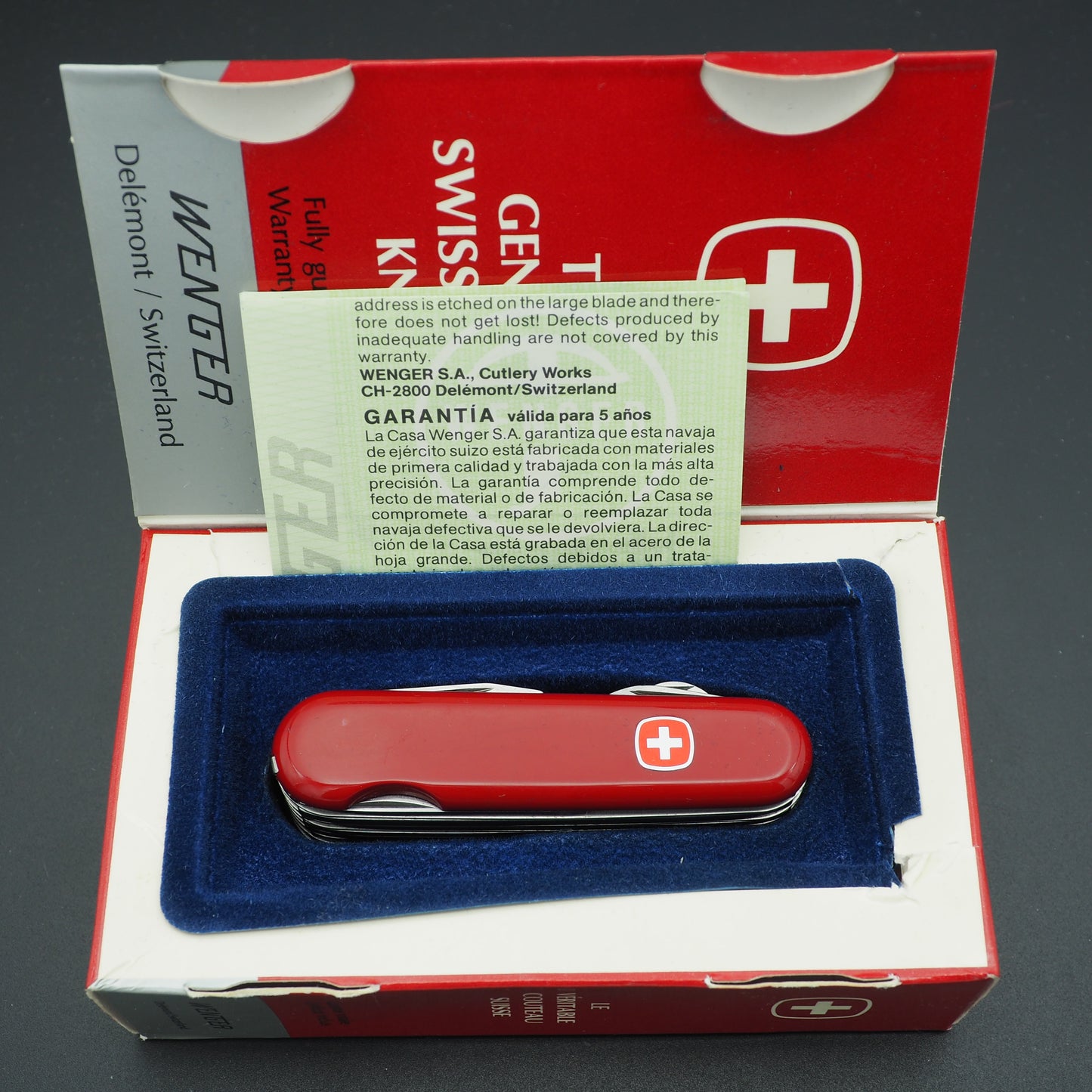 Wenger Evolution 28 Swiss Army Knife like NEW (box damaged)