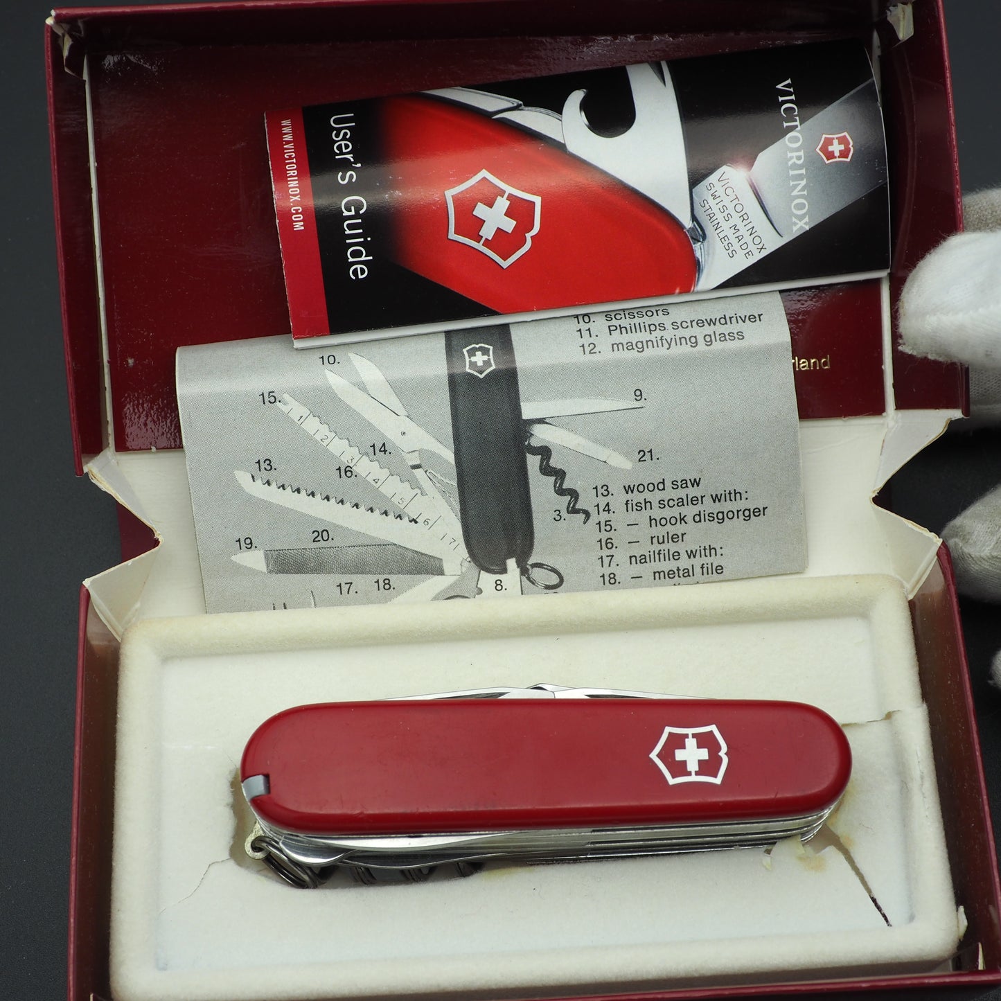 Victorinox SwissChamp Old New Stock Rare Swiss Army Knife USED (box damaged)