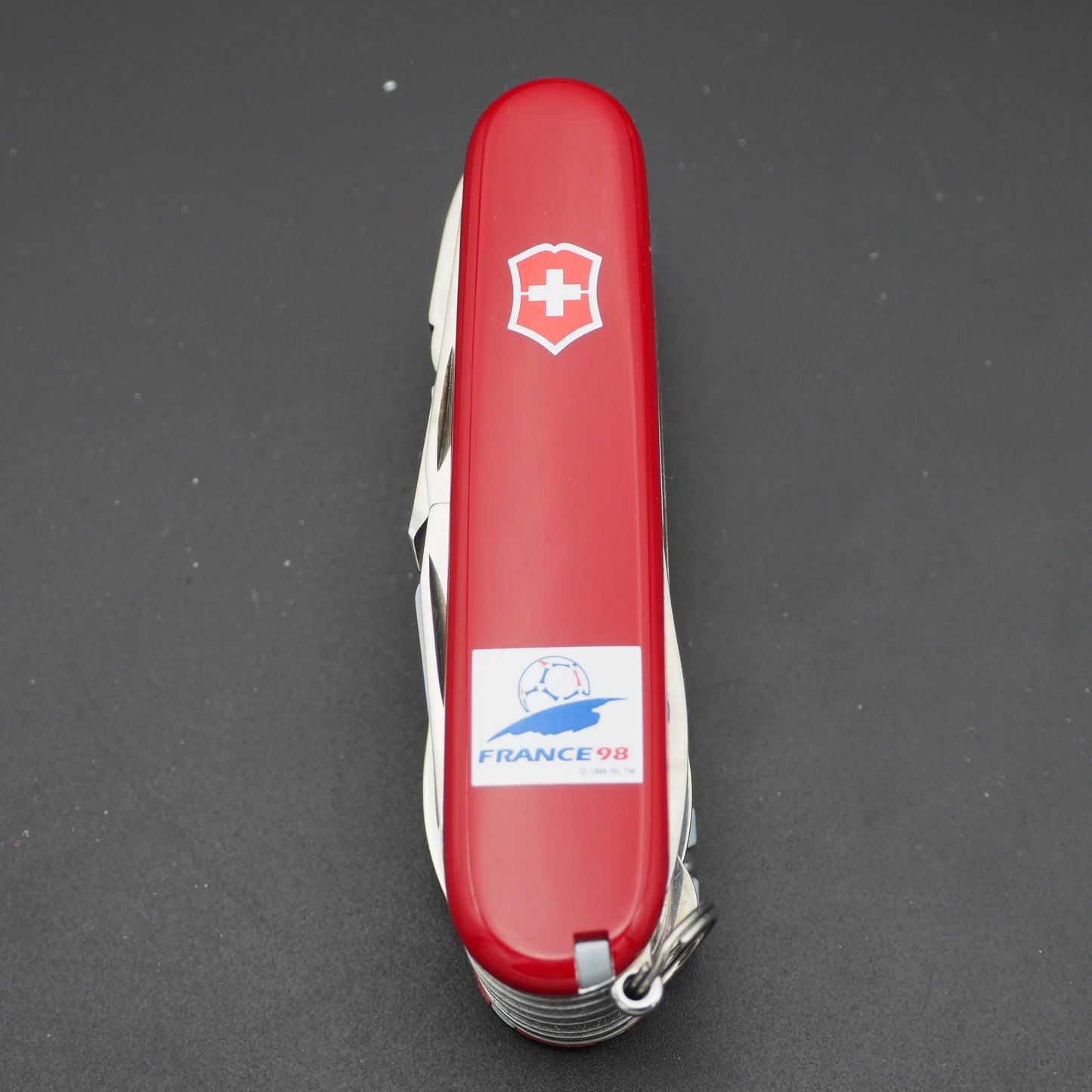 Victorinox SwissChamp France 98 World Cup Weltmeisterschaft Special Edition Knife is like New (damaged box)