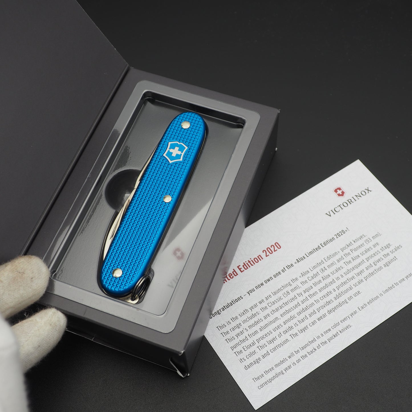 Victorinox Alox Limited Edition 2020 Pioneer 93mm Aqua Blue (damaged box)