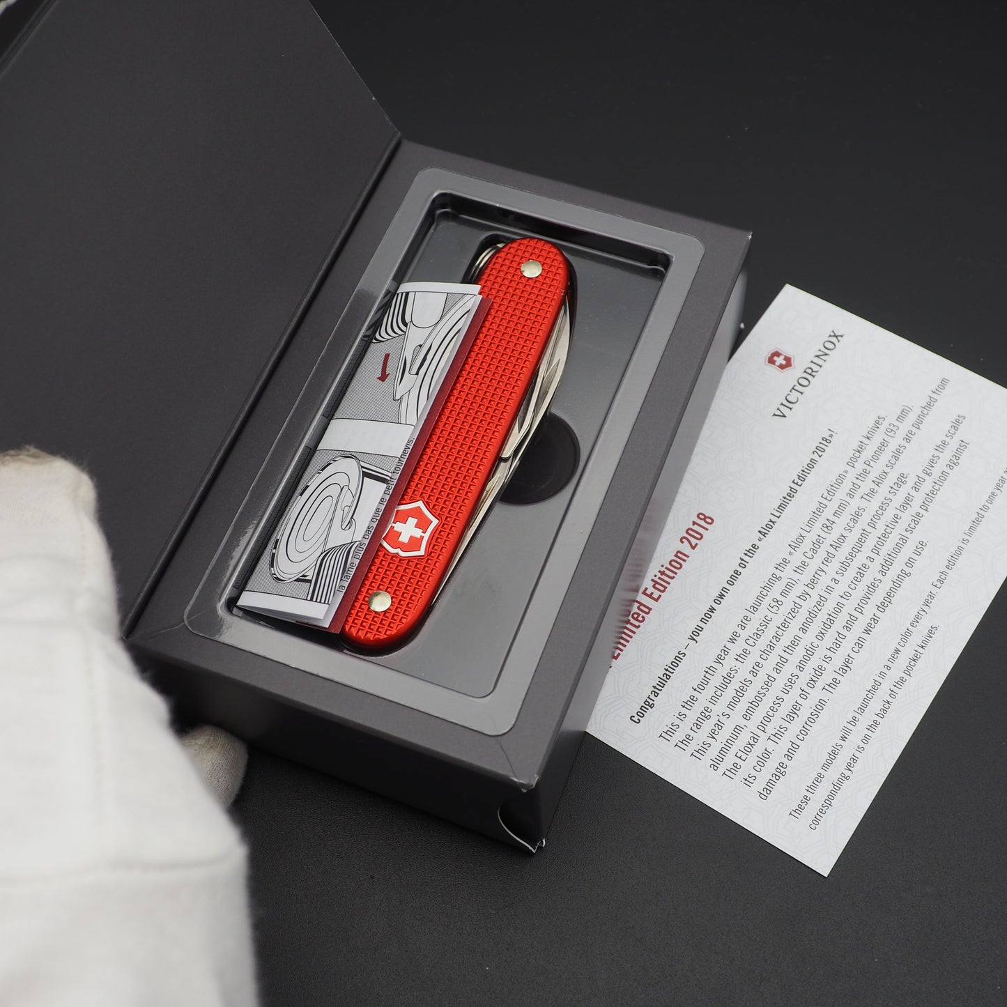 Victorinox Alox Limited Edition 2018 Pioneer 93mm Berry Red (damaged box)