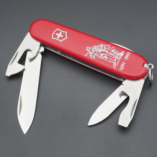 Victorinox Spartan 1291-1991 William Tell Schweizer Taschenmesser GEBRAUCHT, ohne Box