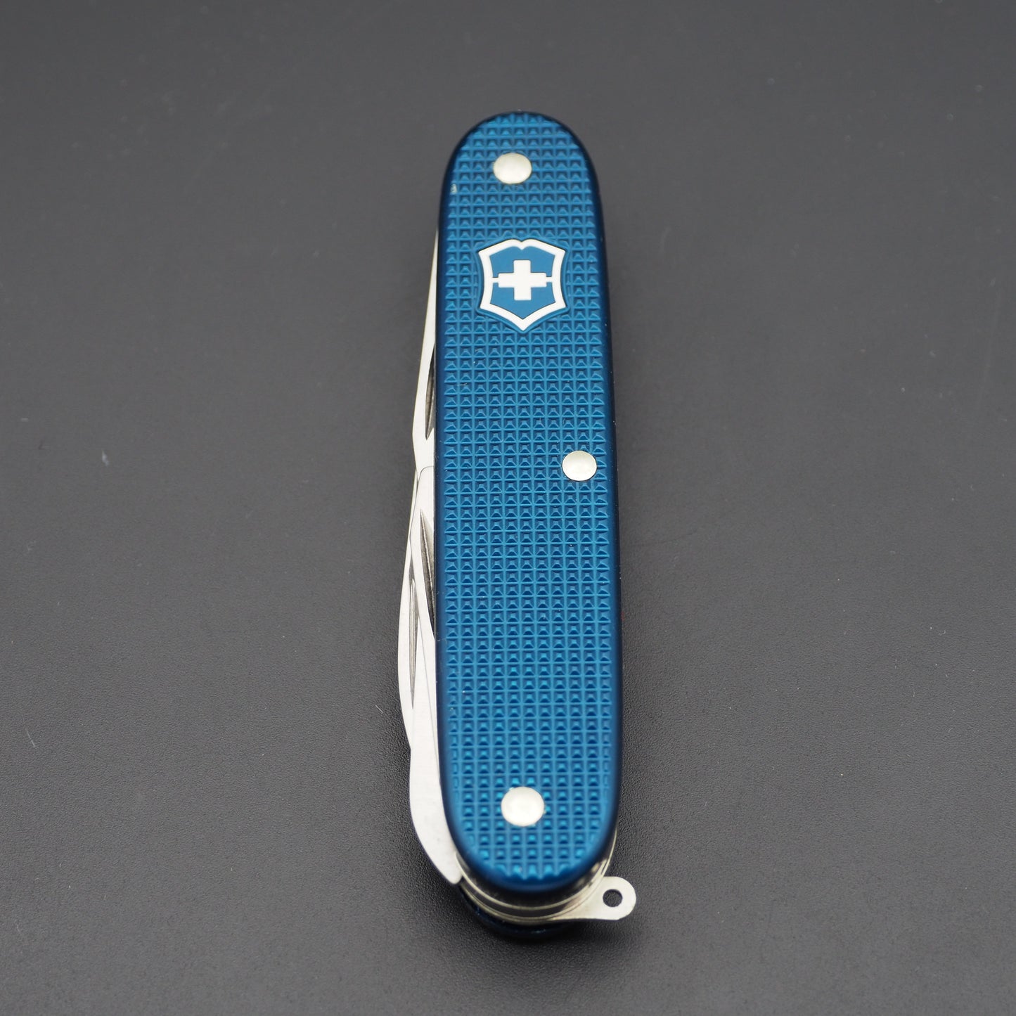 Victorinox Petrol Blue Farmer Swiss Army Knife mint NEW without Box