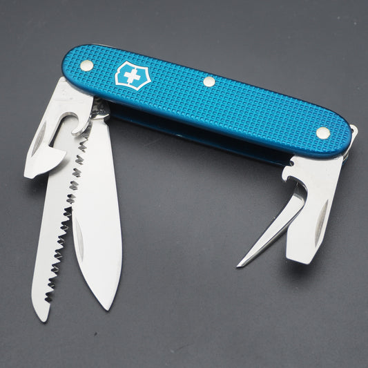 Victorinox SMS Farmer Petrol Blue Swiss Army mint NEW w/o Box