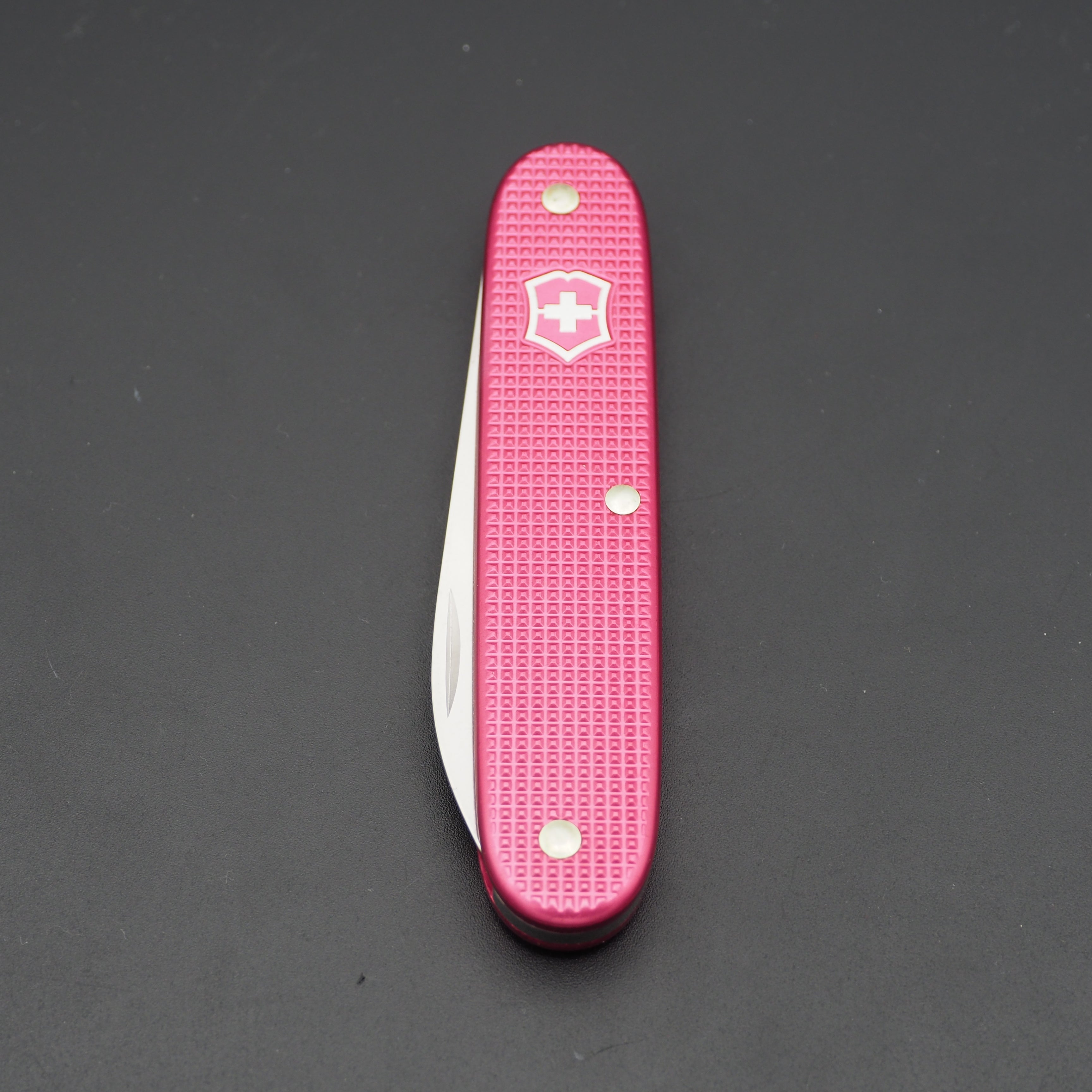 Victorinox Alox Solo Swiss Knife Pink Swiss Army Knife The Sharp Knife Club