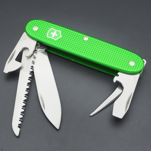 Victorinox Farmer Applegreen Apfelgrün SMS  Swiss Army Knife like NEW (no box)