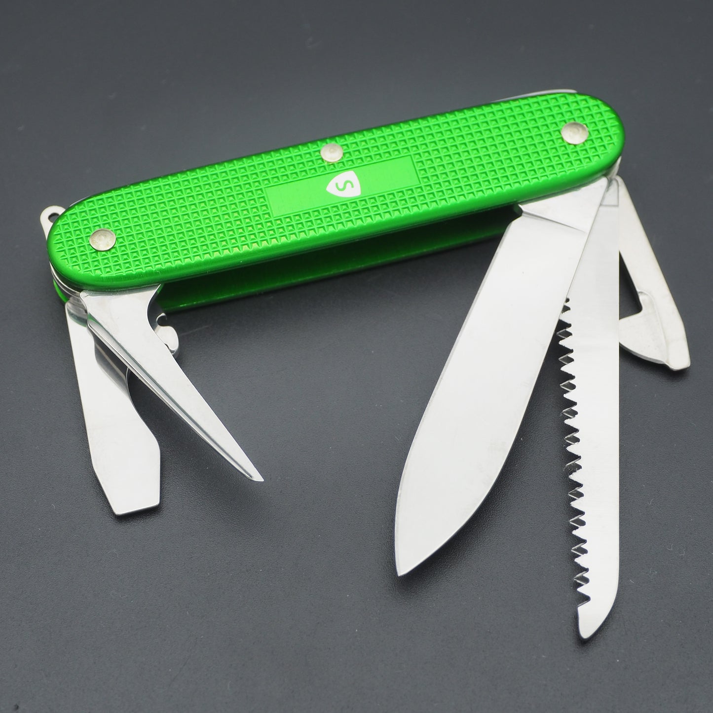 Victorinox Farmer Applegreen Apfelgrün SMS  Swiss Army Knife like NEW (no box)