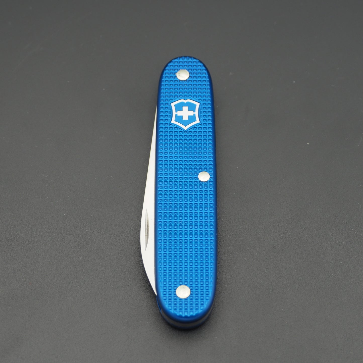 Victorinox Solo South Africa Blue without advertising Swiss Army Knife like NEW (no box)