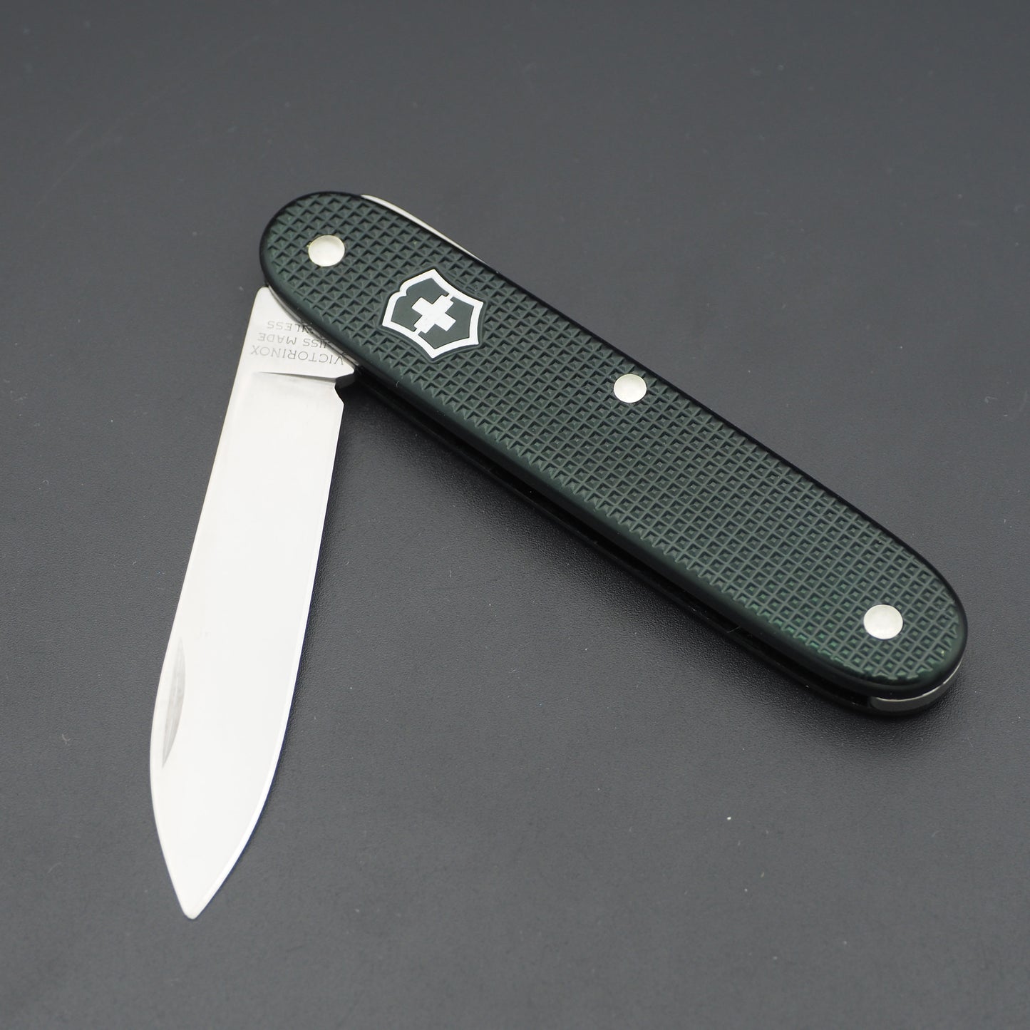 Victorinox Solo South Africa Black without advertising Swiss Army Knife like NEW (no box)