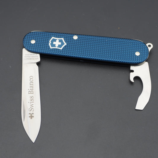 Victorinox Lake Lucerne Blue Alox Bantam SwissBianco Swiss Army Knife like NEW (no box)