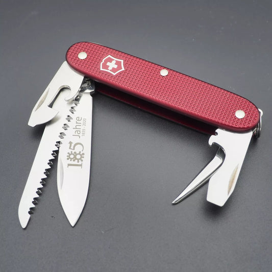 Victorinox Farmer Alox Lorenzi Burgundy Red Limited Special Edition NIB NEW