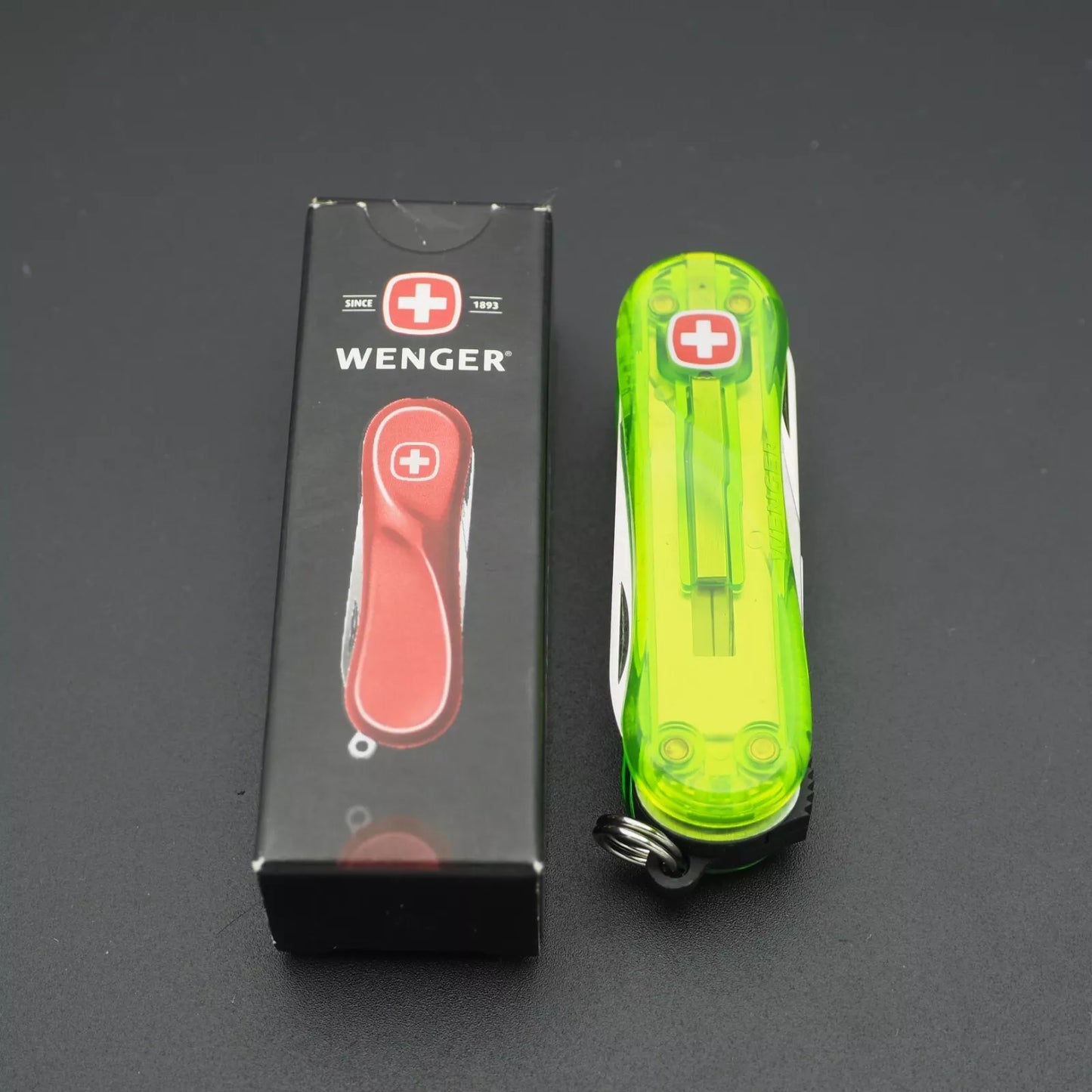 Wenger Nagelclip Grün 580 NIB Neu