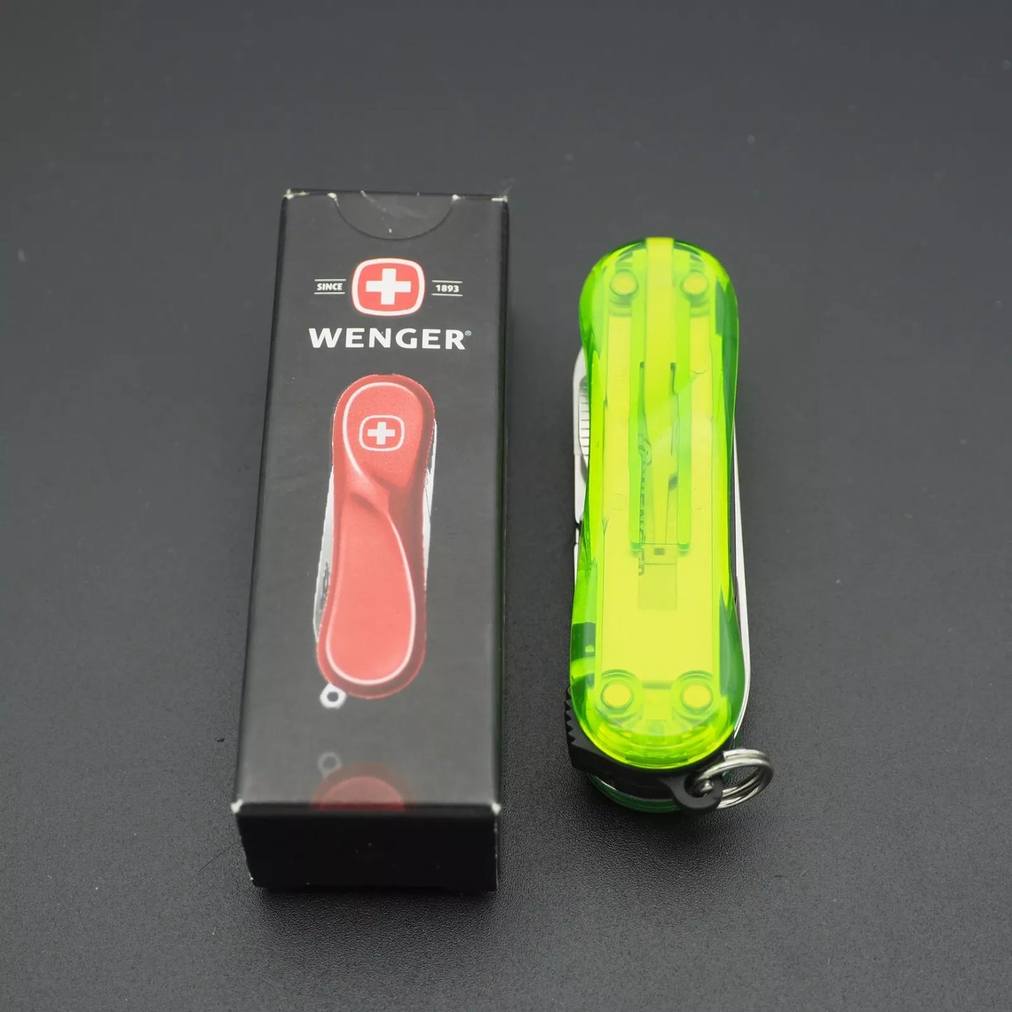 Wenger Nagelclip Grün 580 NIB Neu