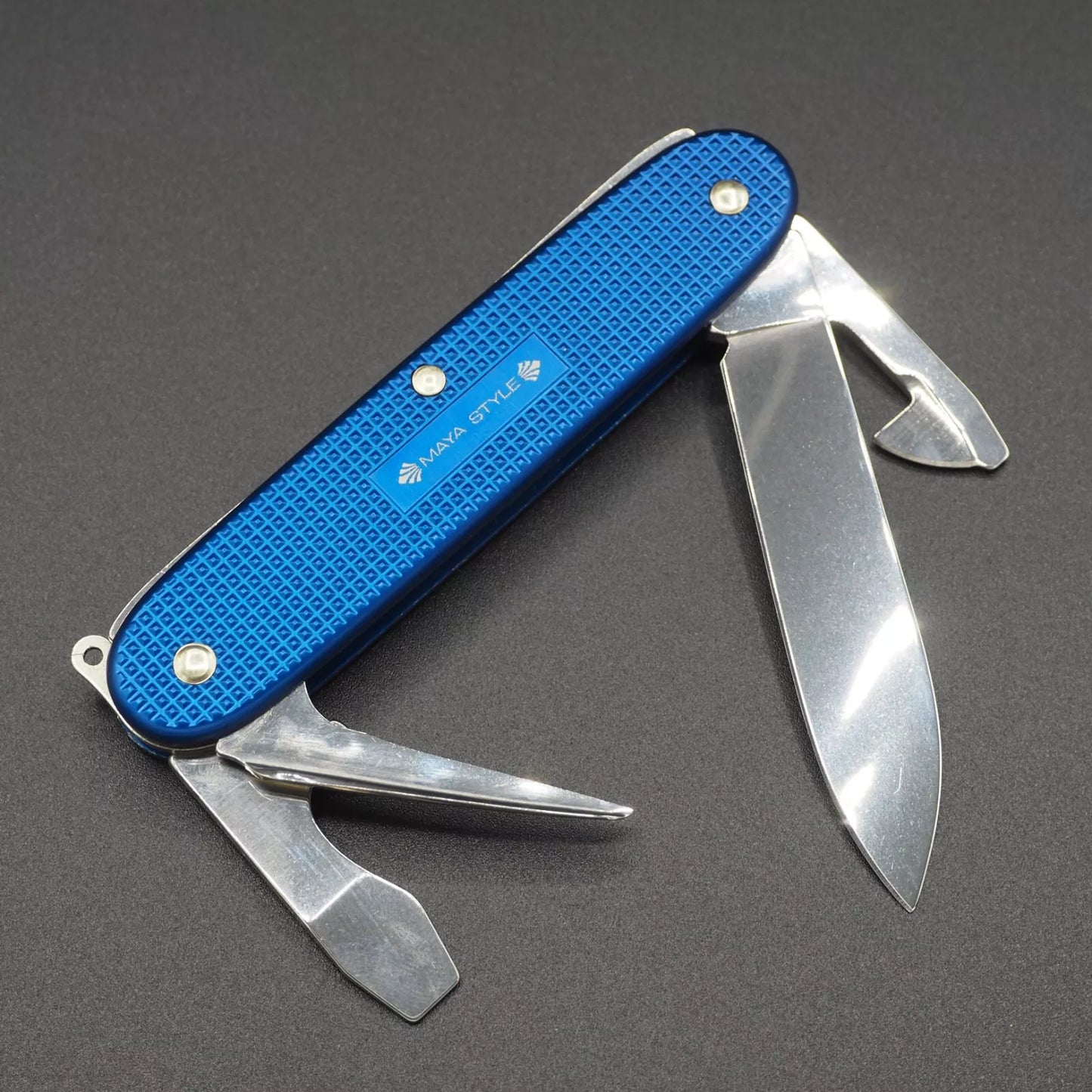 Victorinox Pioneer Alox Blue Maya Style Limited Special Edition NEU ohne Box