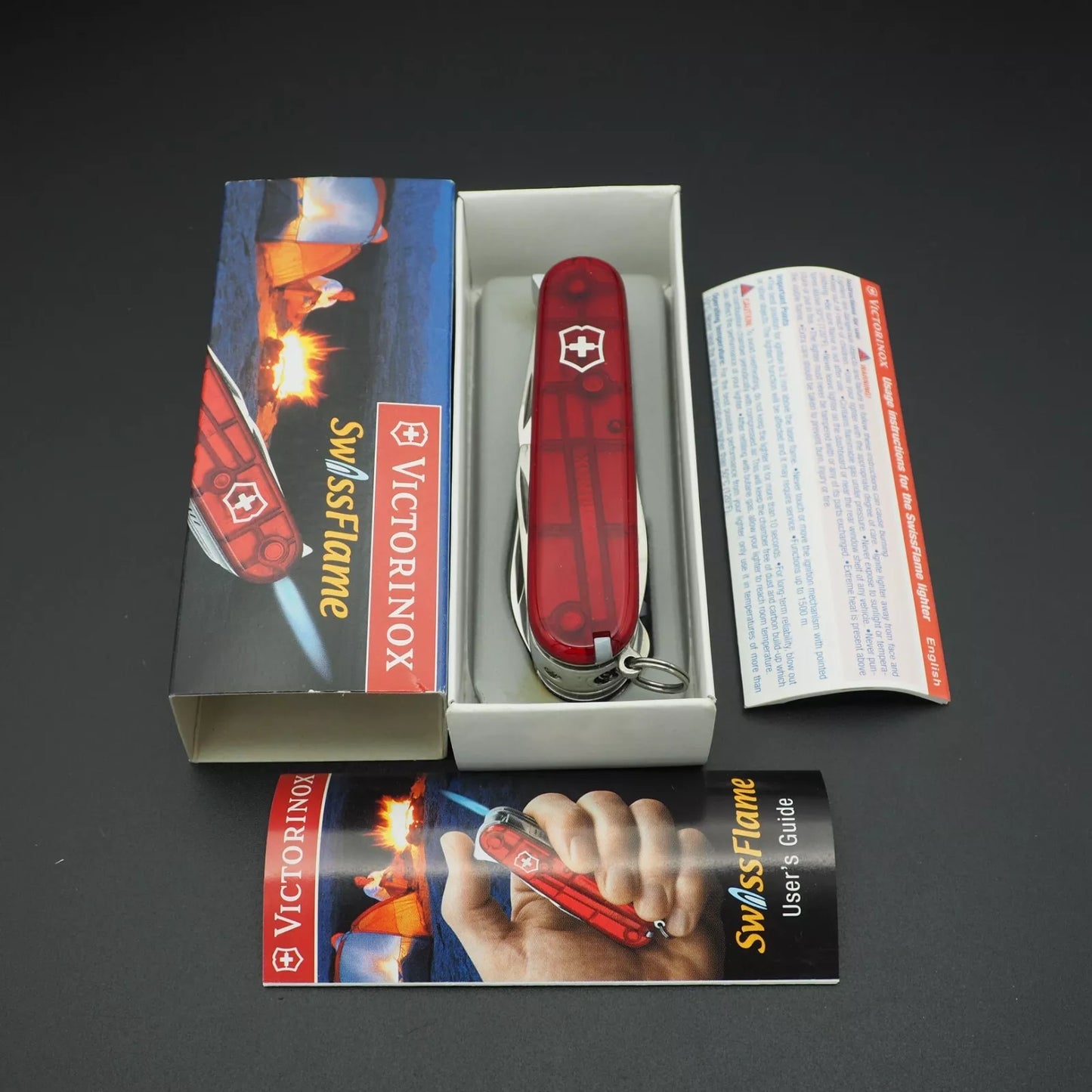 Victorinox SwissFlame EINGESTELLTES Schweizer Taschenmesser, sehr selten, neu + Box