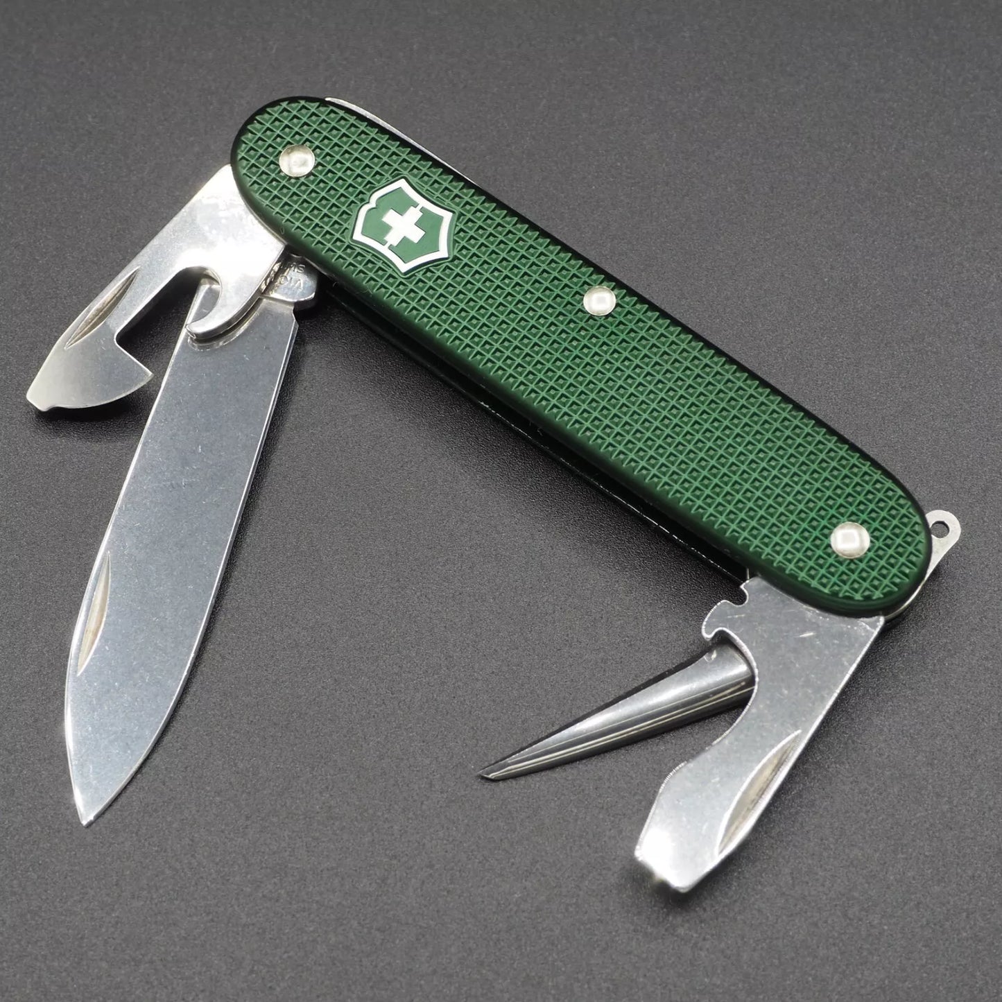 Victorinox Pioneer SMS Alox Green Swiss Army Knife NEW Neu