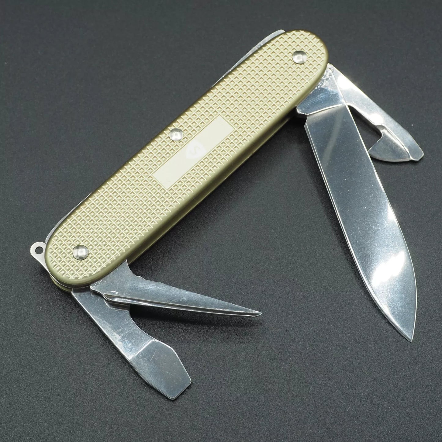 Victorinox Pioneer SMS Alox Champagner/Gold Schweizer Taschenmesser NEU Neu SELTEN