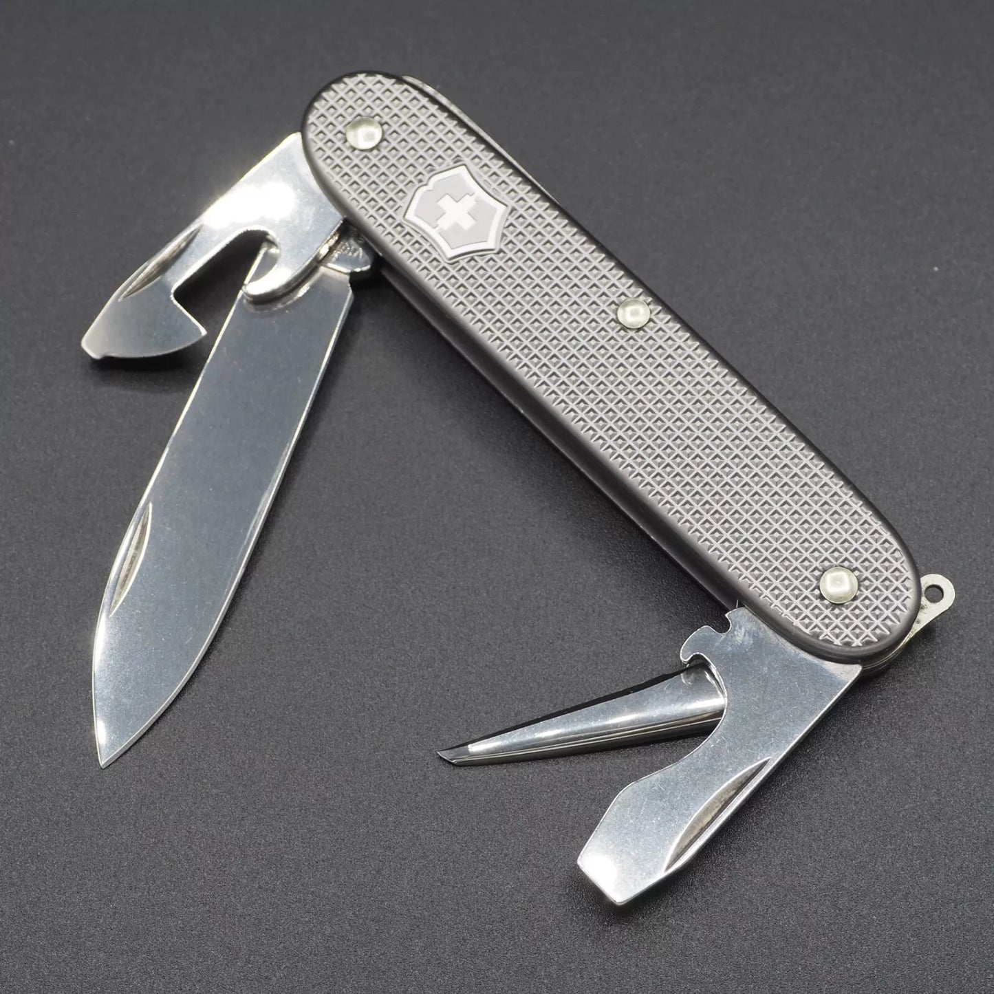 Victorinox Pioneer SMS Alox Grey Swiss Army Knife NEW Neu RARE