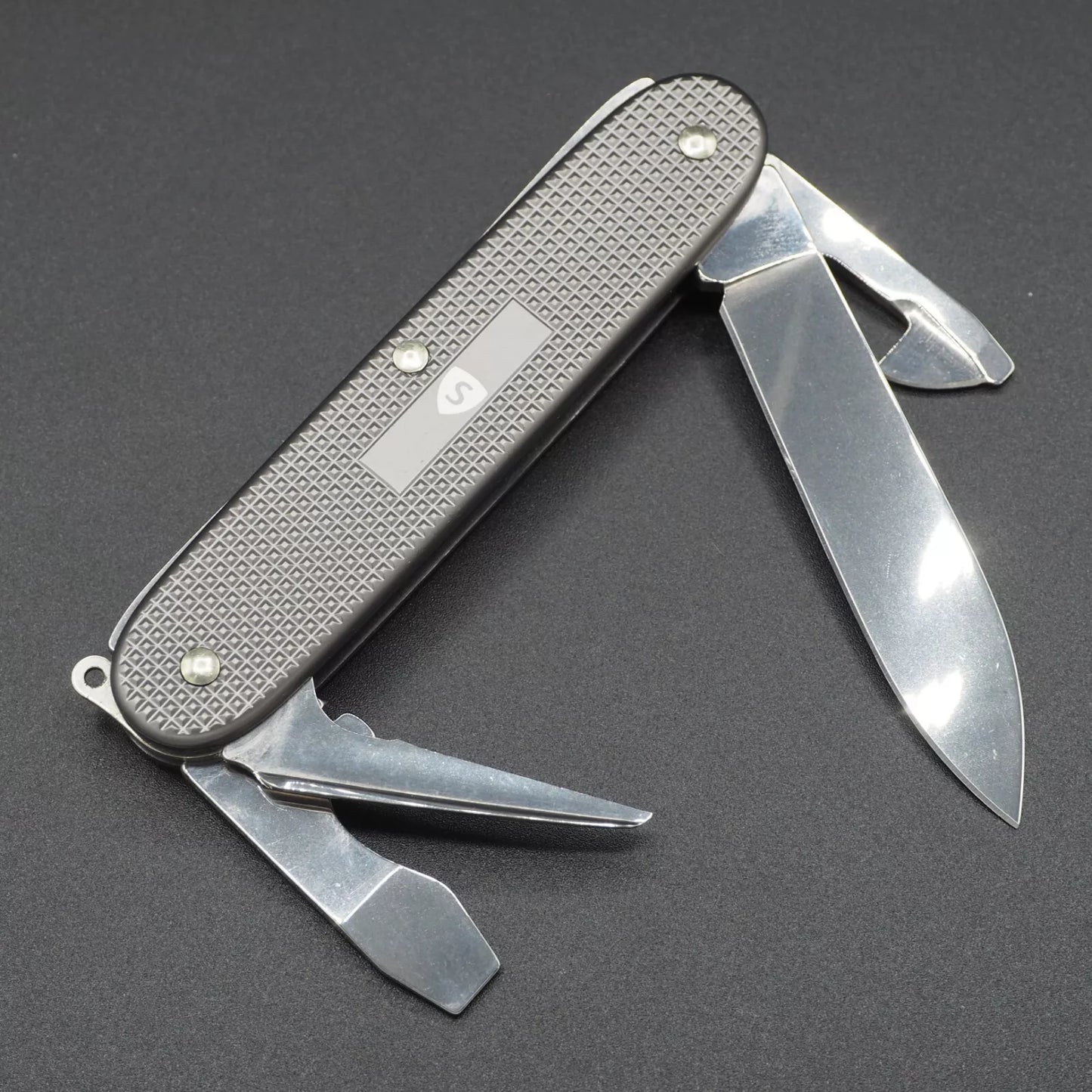 Victorinox Pioneer SMS Alox Grey Swiss Army Knife NEW Neu RARE