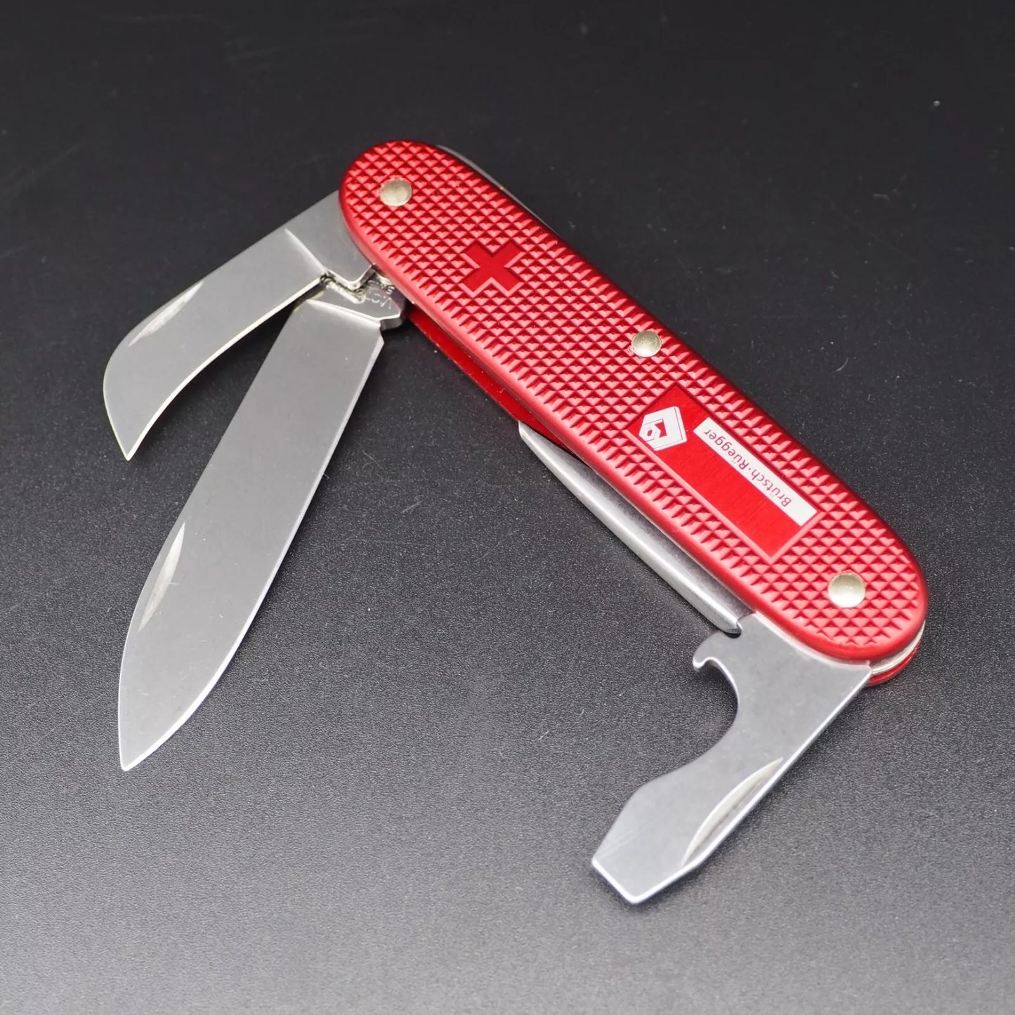 Victorinox Rancher Alox red Brütsch-Rüegger Swiss Army Knife NEW in Sheath