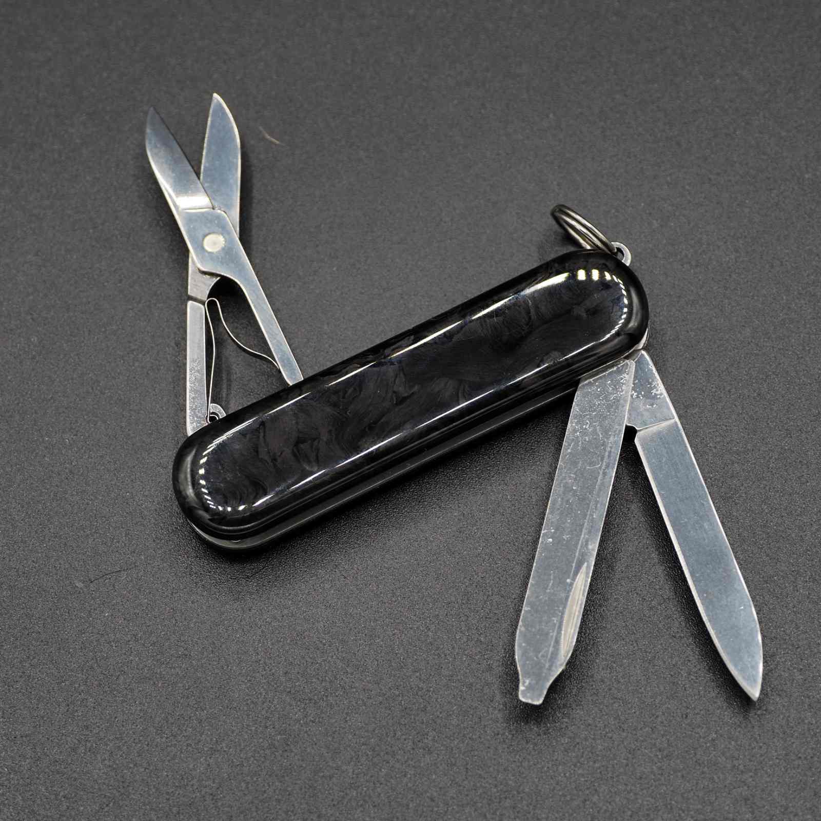 Black swiss cheap army knife