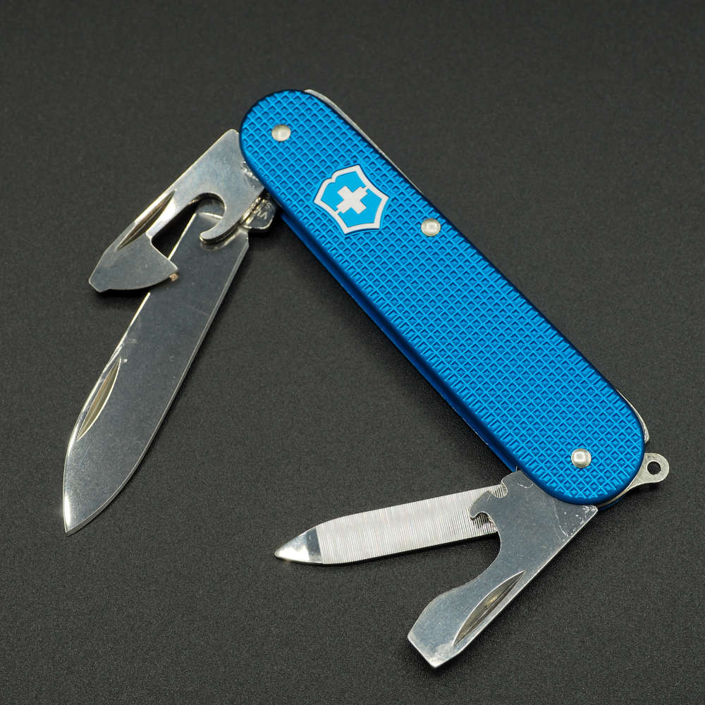 Aqua Blue Army Knife