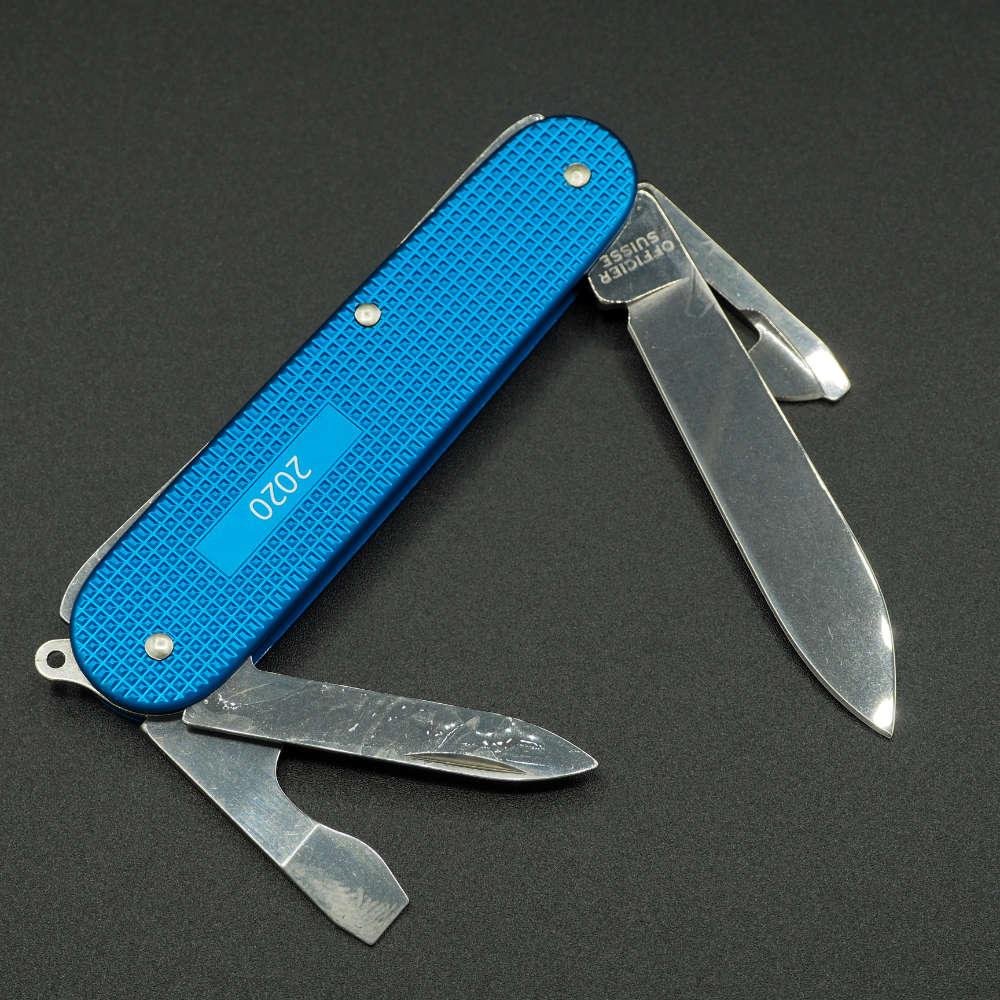 Aqua Blue Army Knife